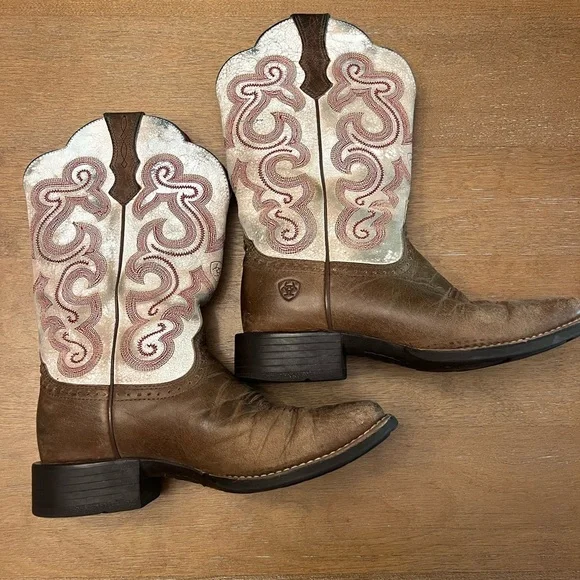 Ariat Women’s Quickdraw Cowboy Boots size 5.5 - Picture 2 of 9